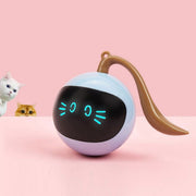 Smart Interactive Cat Toy Colorful LED Self Rotating Pet Ball