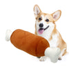 Plush Drumstick Squeaky Toys for Small Large Dogs
