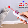 USB Pet LED Cat Laser Transform pattern Rechargeable Toy